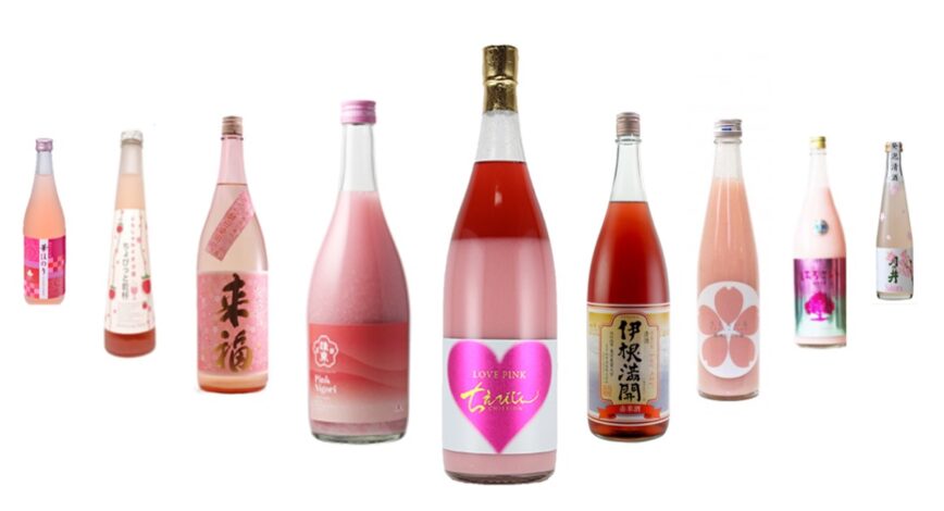 Rose Sake – beautiful coloring and unique taste